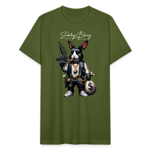 Smokeboy Blunny Unisex Jersey T-Shirt by Bella + Canvas - olive