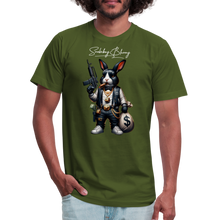 Smokeboy Blunny Unisex Jersey T-Shirt by Bella + Canvas - olive