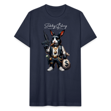 Smokeboy Blunny Unisex Jersey T-Shirt by Bella + Canvas - navy