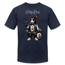 Smokeboy Blunny Unisex Jersey T-Shirt by Bella + Canvas - navy