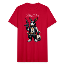 Smokeboy Blunny Unisex Jersey T-Shirt by Bella + Canvas - red