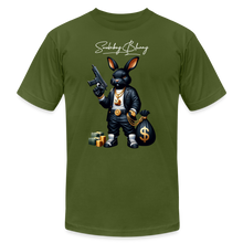 Smokeboy Blunny Unisex Jersey T-Shirt by Bella + Canvas - olive