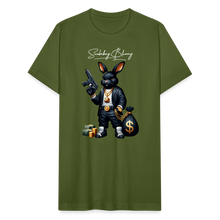 Smokeboy Blunny Unisex Jersey T-Shirt by Bella + Canvas - olive