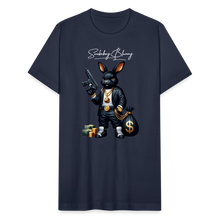 Smokeboy Blunny Unisex Jersey T-Shirt by Bella + Canvas - navy