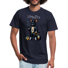 Smokeboy Blunny Unisex Jersey T-Shirt by Bella + Canvas - navy