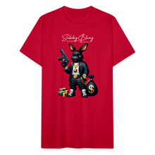 Smokeboy Blunny Unisex Jersey T-Shirt by Bella + Canvas - red