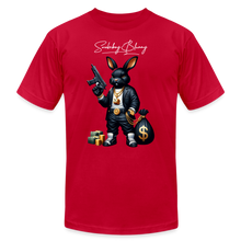 Smokeboy Blunny Unisex Jersey T-Shirt by Bella + Canvas - red