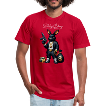 Smokeboy Blunny Unisex Jersey T-Shirt by Bella + Canvas - red