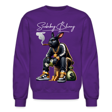 Smokeboy Blunny Crewneck Sweatshirt - purple