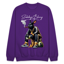 Smokeboy Blunny Crewneck Sweatshirt - purple